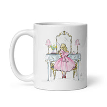 Light Blue Vanity Blonde Mug