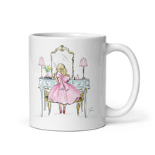 Light Blue Vanity Blonde Mug