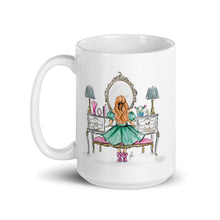 Emerald Elegance Vanity Red Mug