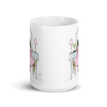 Light Blue Vanity Dark Mug