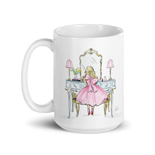 Light Blue Vanity Blonde Mug