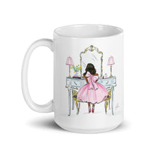 Light Blue Vanity Dark Mug