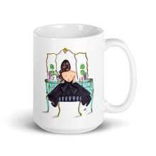 Turquoise Vanity Brunette Mug