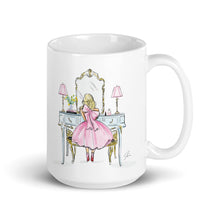 Light Blue Vanity Blonde Mug