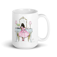 Light Blue Vanity Dark Mug