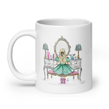 Emerald Elegance Vanity Blonde Mug