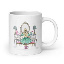 Emerald Elegance Vanity Blonde Mug
