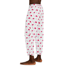 Men's Candy Cane and Santa Hats Pajama Pants
