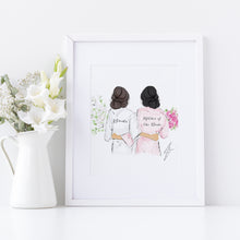 Bridal Gals Art Print