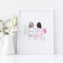 Bridal Gals Art Print