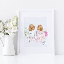 Bridal Gals Art Print