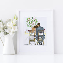 The Bride and Groom Illustration
