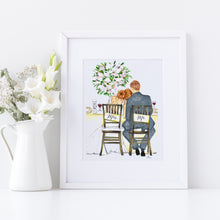 The Bride and Groom Illustration