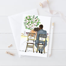 The Bride and Groom Card