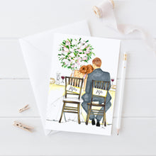 The Bride and Groom Card