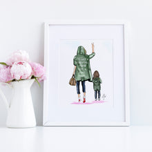 Customizable I'm A Cool Mom Art Print