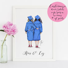 The Grad Gals Art Print