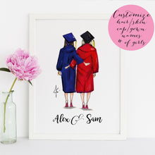 The Grad Gals Art Print