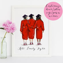 The Grad Gals Art Print