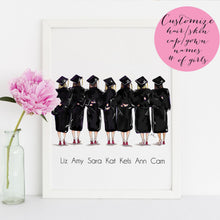 The Grad Gals Art Print