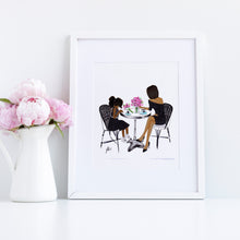 Customizable Mother & Daughter Brunch Art Print