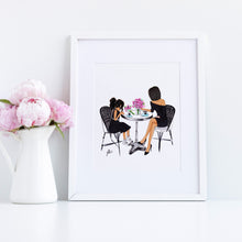 Customizable Mother & Daughter Brunch Art Print