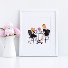 Customizable Mother & Daughter Brunch Art Print