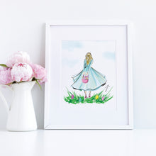 Robin's Egg Blue Print