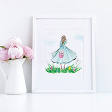 Robin's Egg Blue Print