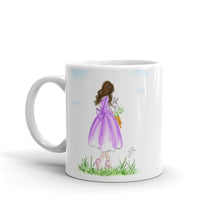 Cottontail and Carrots (Brunette) Mug