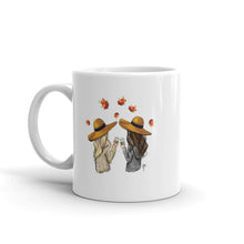 Fall Friends (Blonde and Brunette) Mug