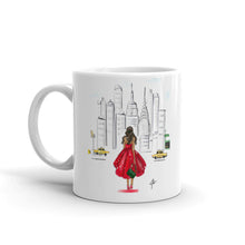 Holiday In NYC Mug (Dark) By Melsy's Illustrations