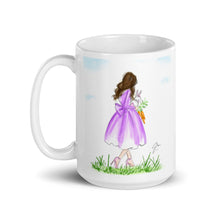 Cottontail and Carrots (Brunette) Mug