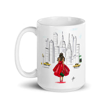 Holiday In NYC Mug (Dark) By Melsy's Illustrations