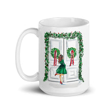 Winter Door Mug (Brunette) By Melsy's Illustrations