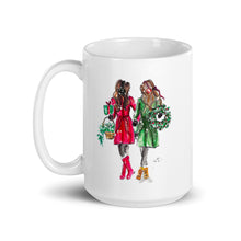 Merry and Bright Mug (Brunettes) By Melsy's Illustrations