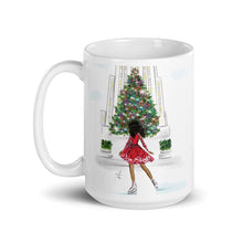 Rockefeller Skater Mug (Dark) By Melsy's Illustrations