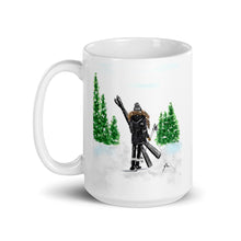 Skis And Trees Mug By Melsy's Ilustrations