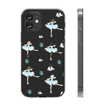 Ice Skaters Clear Impact-Resistant Phone Case