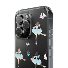 Ice Skaters Clear Impact-Resistant Phone Case