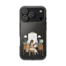 Antique Vanity Clear Impact - Resistant Phone Case - (Brunette)