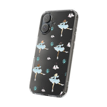 Ice Skaters Clear Impact-Resistant Phone Case