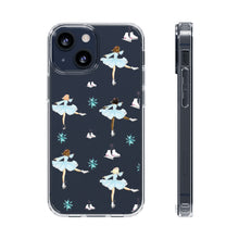 Ice Skaters Clear Impact-Resistant Phone Case