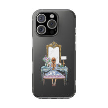 French Vanity Clear Impact-Resistant Case - (Red)