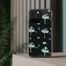 Ice Skaters Clear Impact-Resistant Phone Case