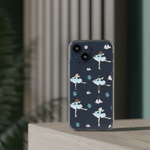 Ice Skaters Clear Impact-Resistant Phone Case