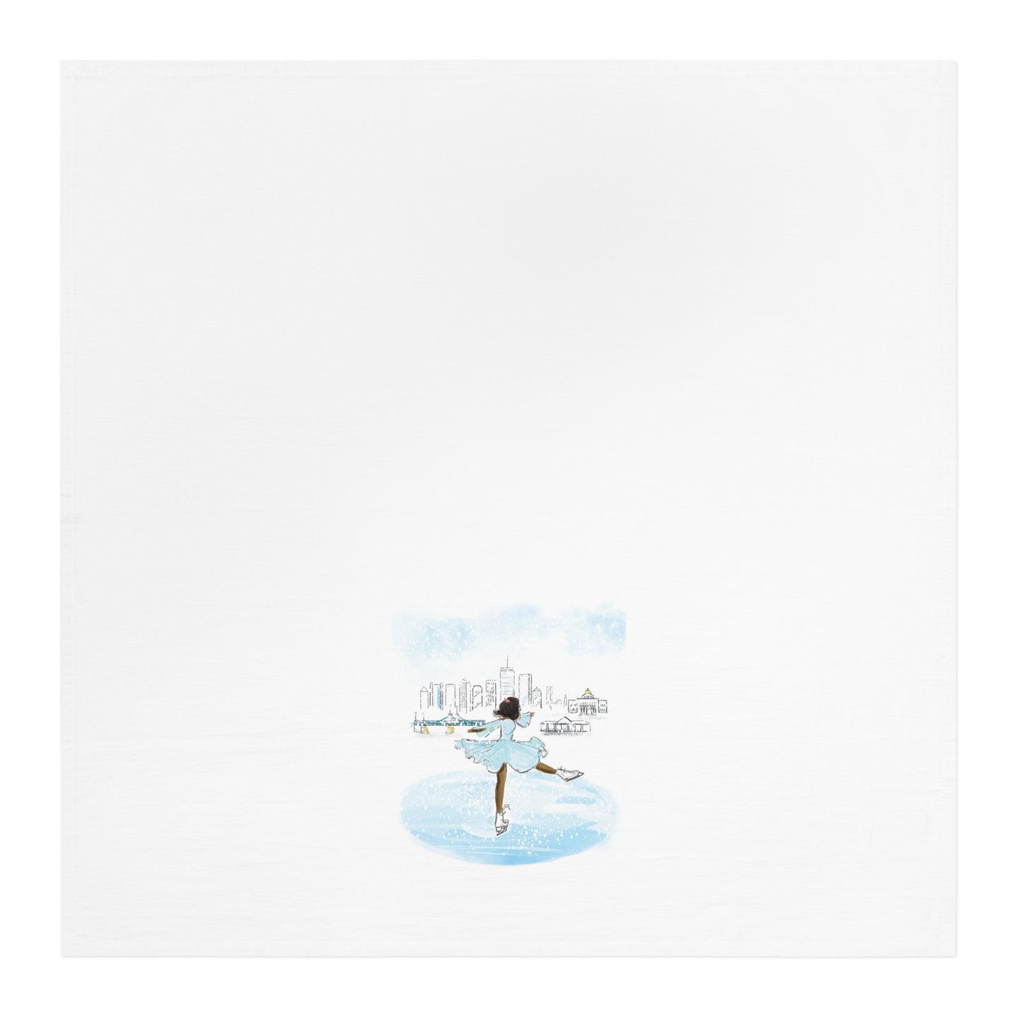 The Skater Tea Towel (Dark)