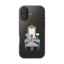 French Vanity Clear Impact-Resistant Case - (Red)