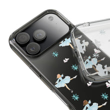 Ice Skaters Clear Impact-Resistant Phone Case