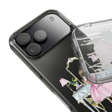 Light Blue Vanity Clear Impact-Resistant Phone Case